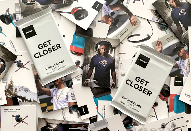 Bose "Get Closer" Trading Card Packs