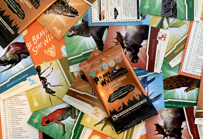 Brave Wilderness Trading Card Packs