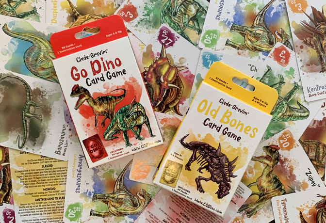 Go Dino & Old Bones Card Games